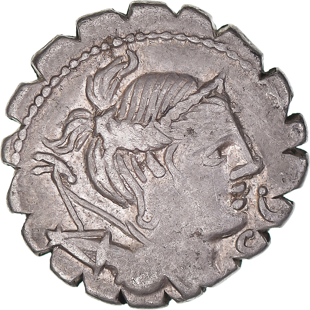 Κέρμα, 
  
  Ti. Κλαύδιος Τι. φά. Απ. n. Νέρωνας, 
  
  Denarius Serratus