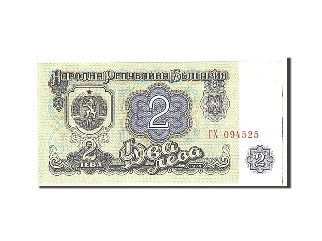 Βουλγαρία, 
  
  2 Leva, 
  
  UNC(65-70)