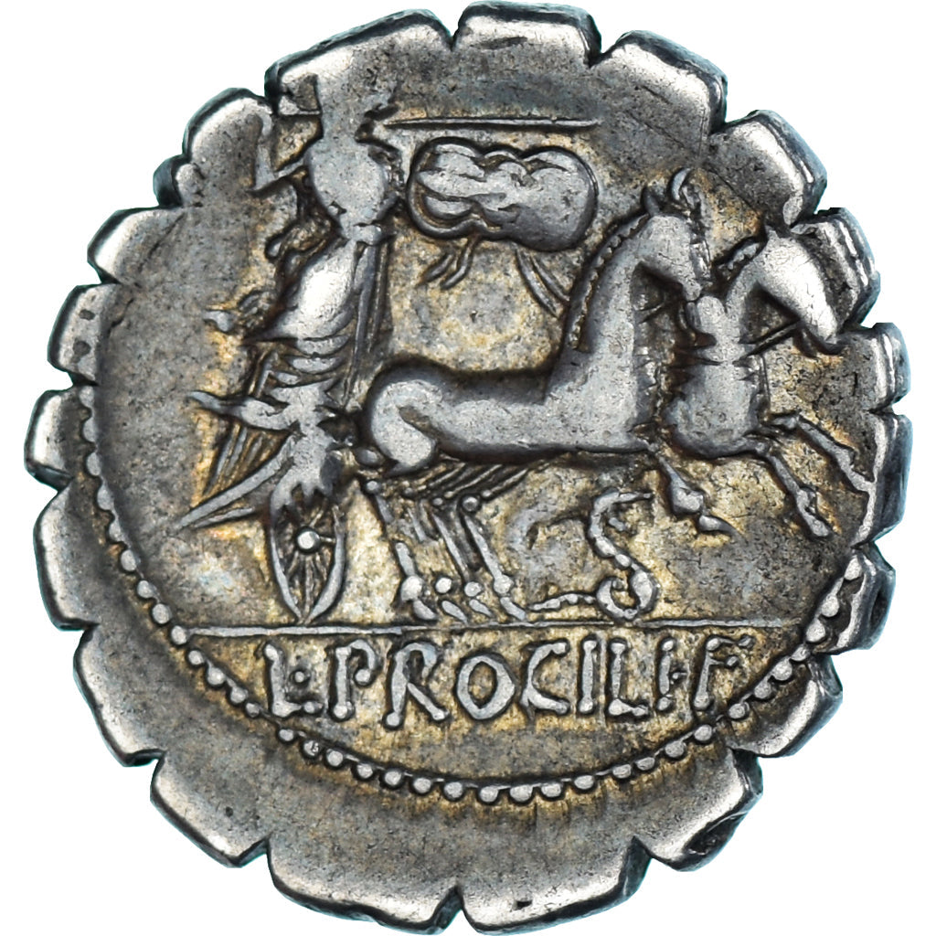 Κέρμα, 
  
  Procilia, 
  
  Denarius Serratus