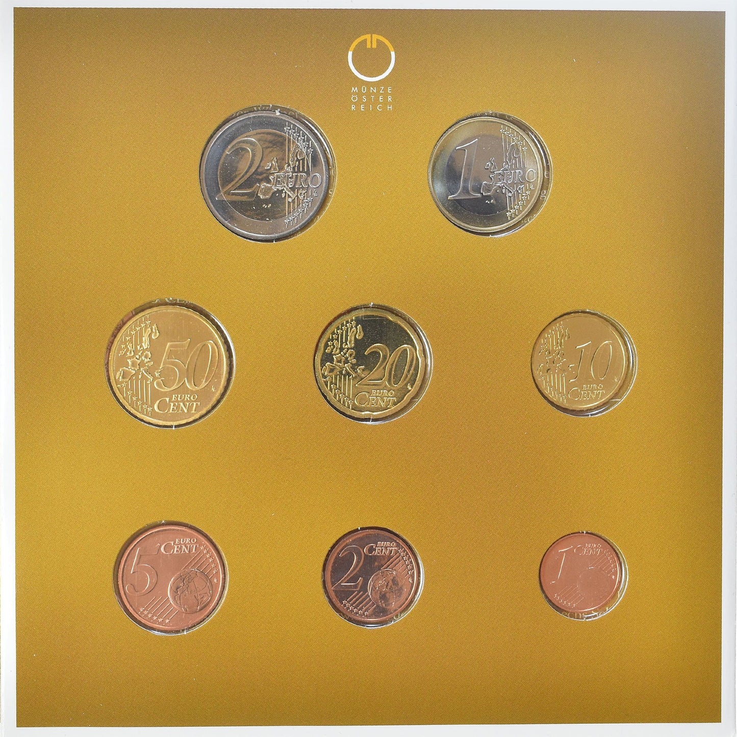 Αυστρία, 
  
  Σετ 1 ct. - 2 ευρώ, 
  
  2006