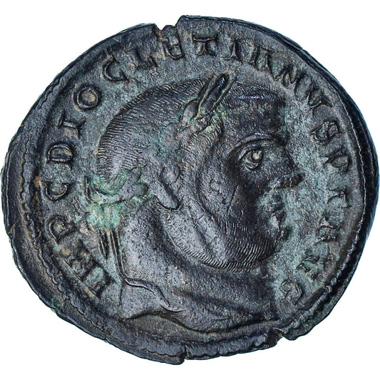 Διοκλητιανός, 
  
  Follis, 
  
  304-305