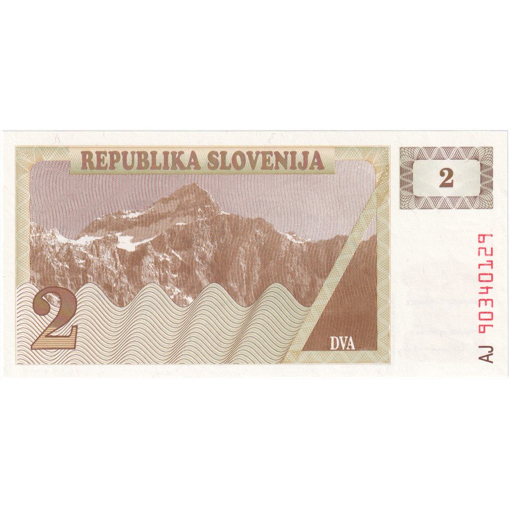 Σλοβενία, 
  
  2 (Tolarjev), 
  
  1990