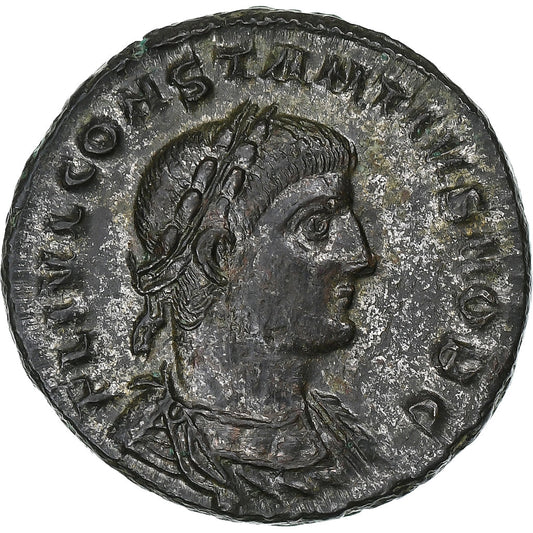 Κωνστάντιος Β', 
  
  Follis, 
  
  326-328