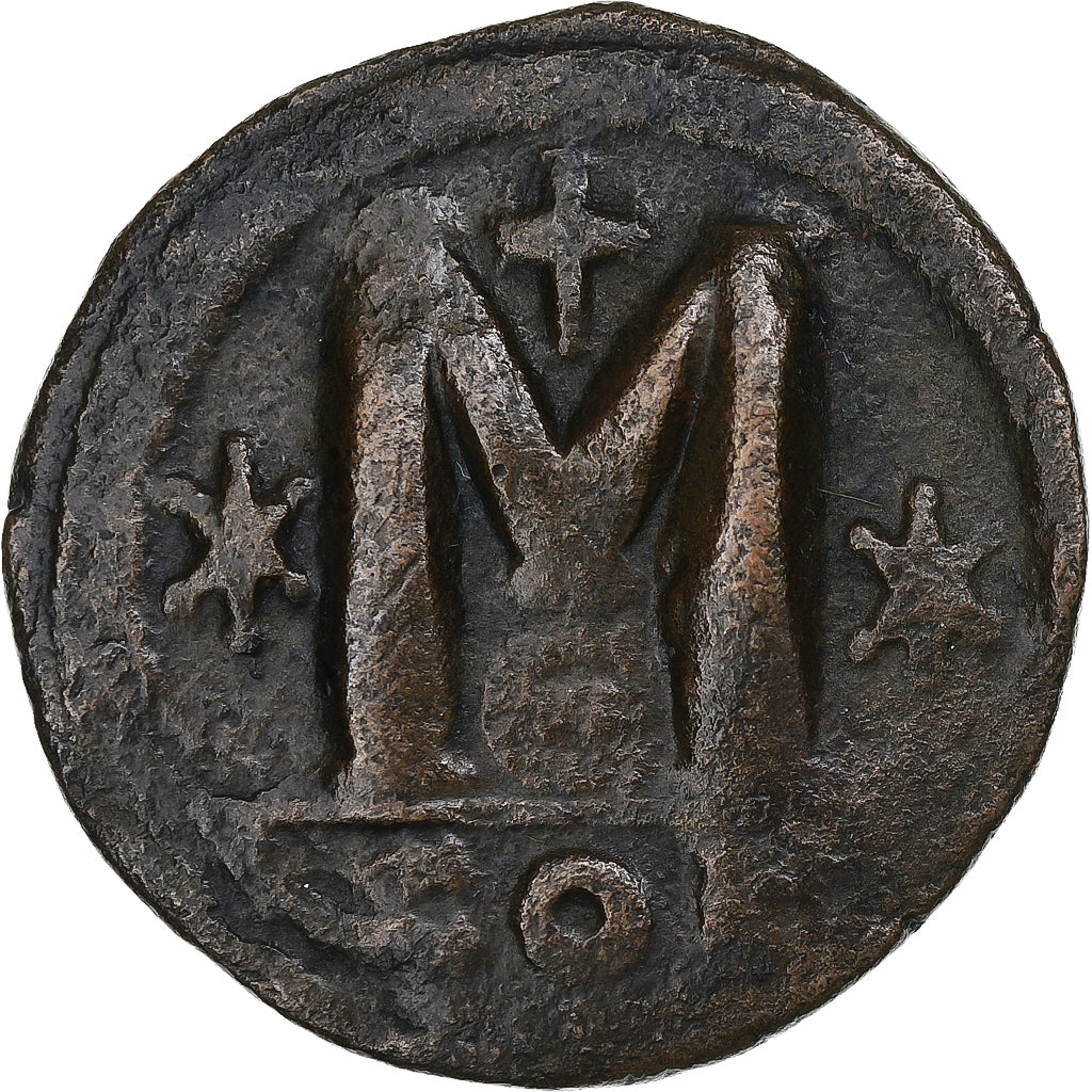 Justin I, 
  
  Follis, 
  
  518-527