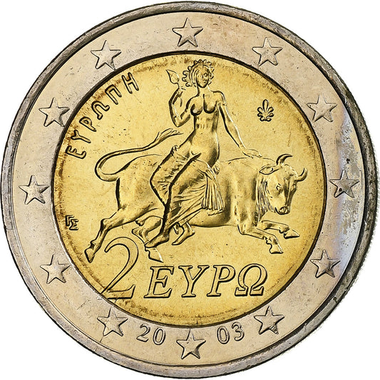 Ελλάδα, 
  
  2 ευρώ, 
  
  2003