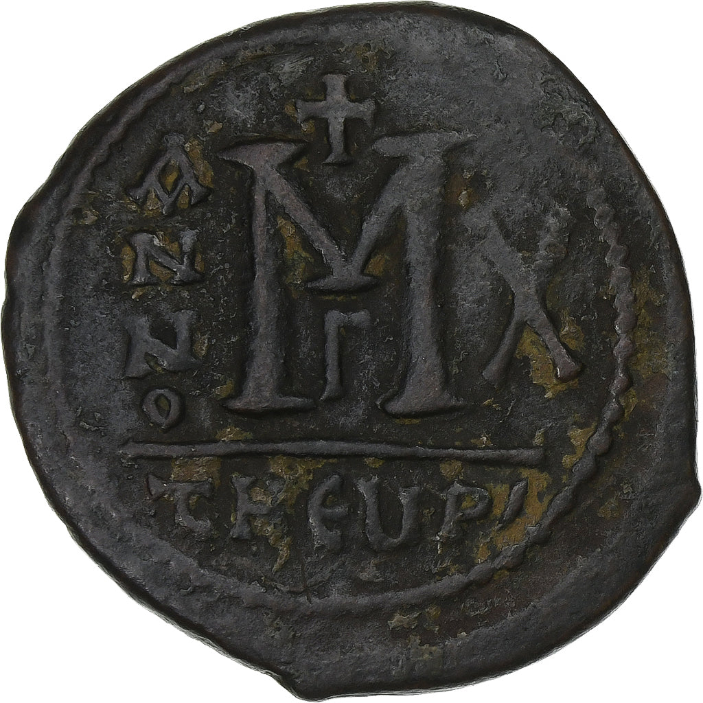 Maurice Tiberius, 
  
  Follis, 
  
  591-592