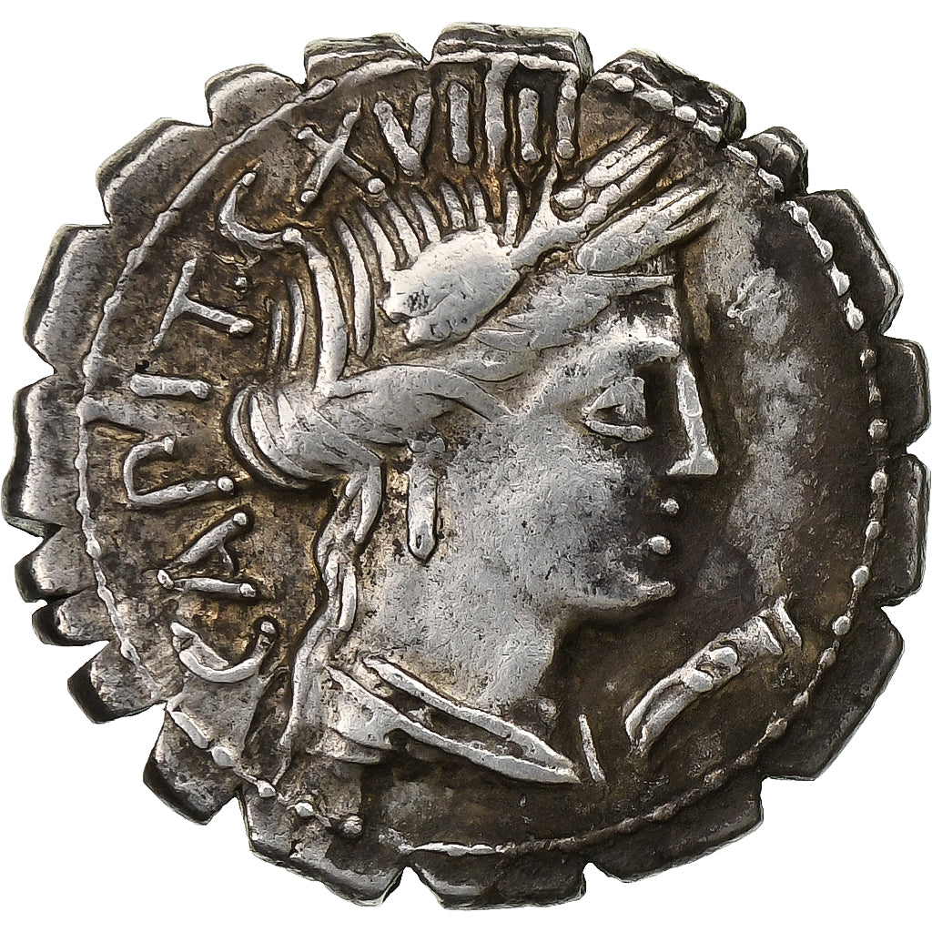 Μαρία, 
  
  Denarius Serratus, 
  
  81 π.Χ