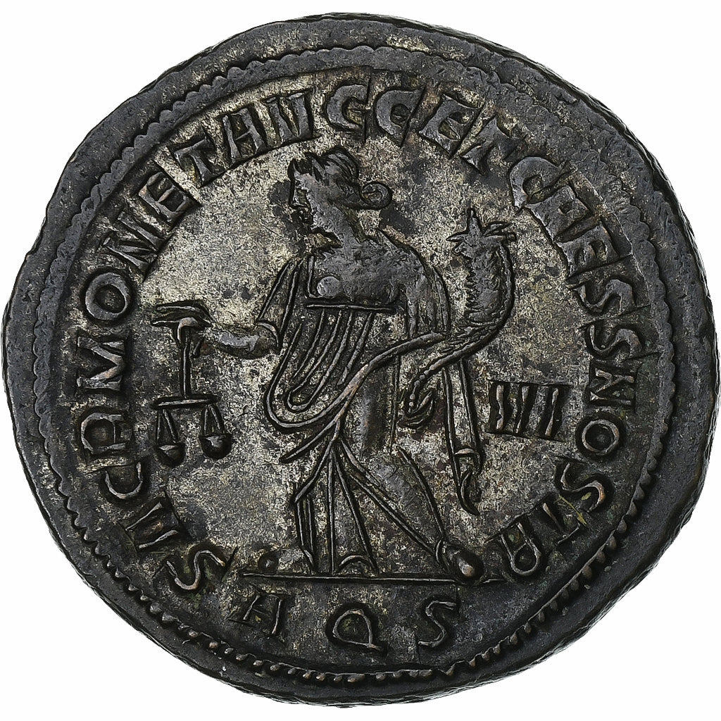 Μαξιμιανός, 
  
  Follis, 
  
  302-303