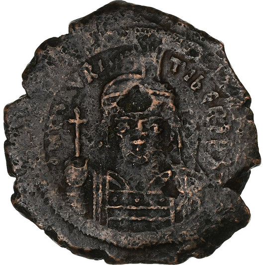 Maurice Tiberius, 
  
  Follis, 
  
  588-589