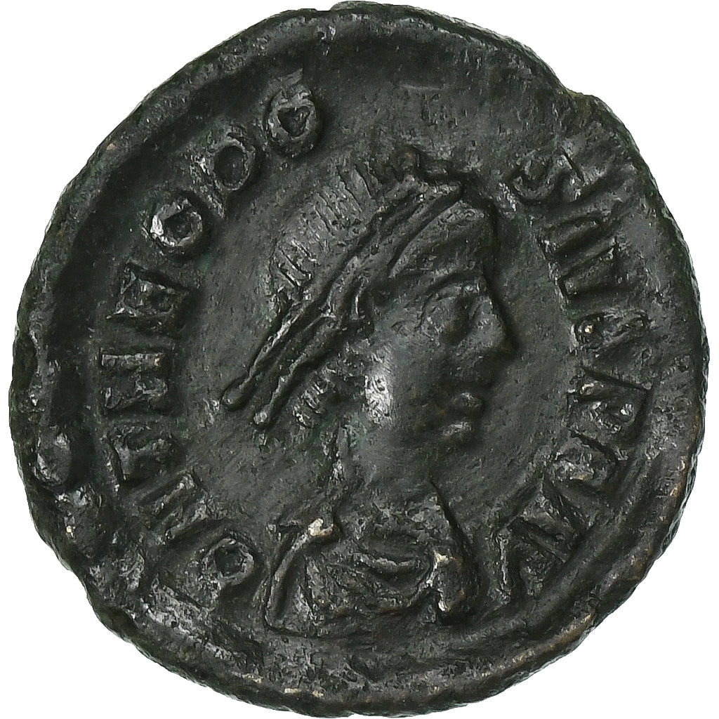 Θεοδόσιος Α', 
  
  Follis, 
  
  384-387