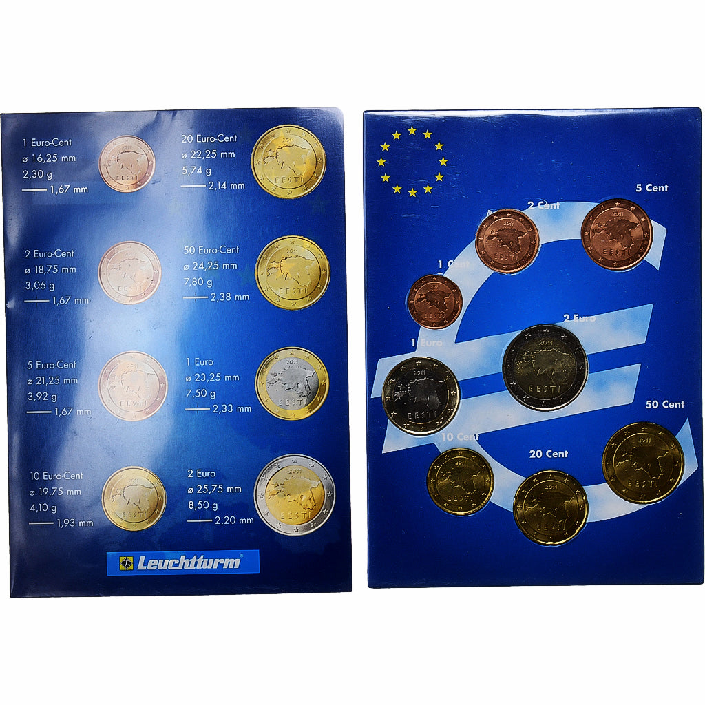 Εσθονία, 
  
  Σετ 1 ct. - 2 ευρώ, 
  
  2002