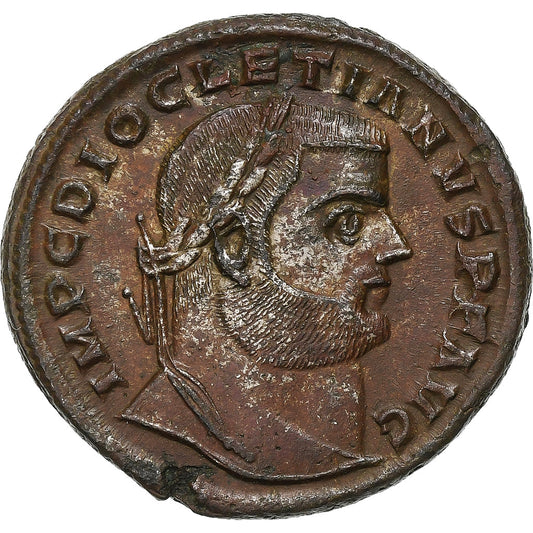 Διοκλητιανός, 
  
  Follis, 
  
  301