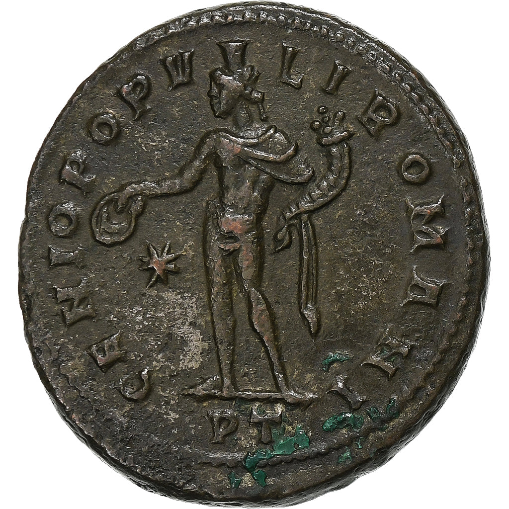 Μαξιμιανός, 
  
  Follis, 
  
  296-297