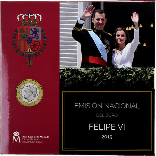 Ισπανία, 
  
  Felipe VI, 
  
  1 σεντ έως 2 ευρώ