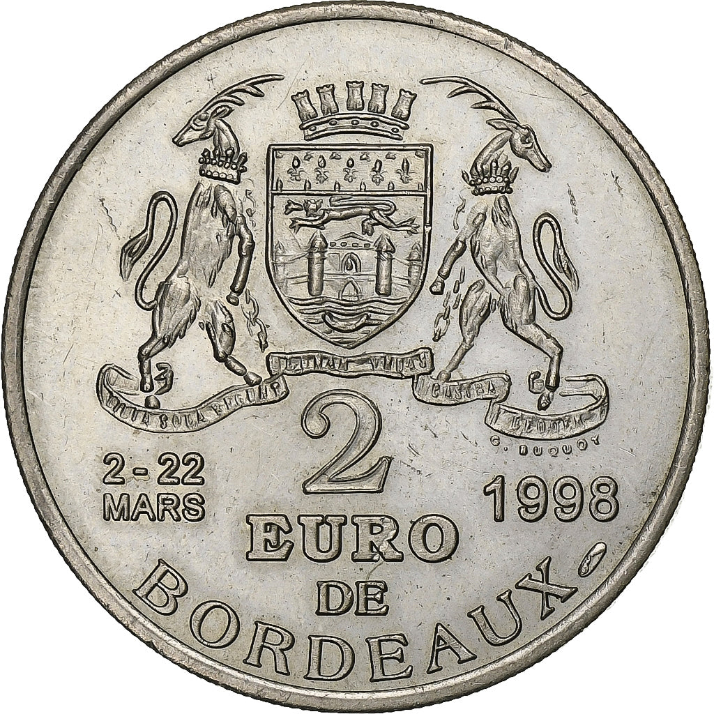 Γαλλία, 
  
  2 Euro de Bordeaux, 
  
  Le pont de pierre