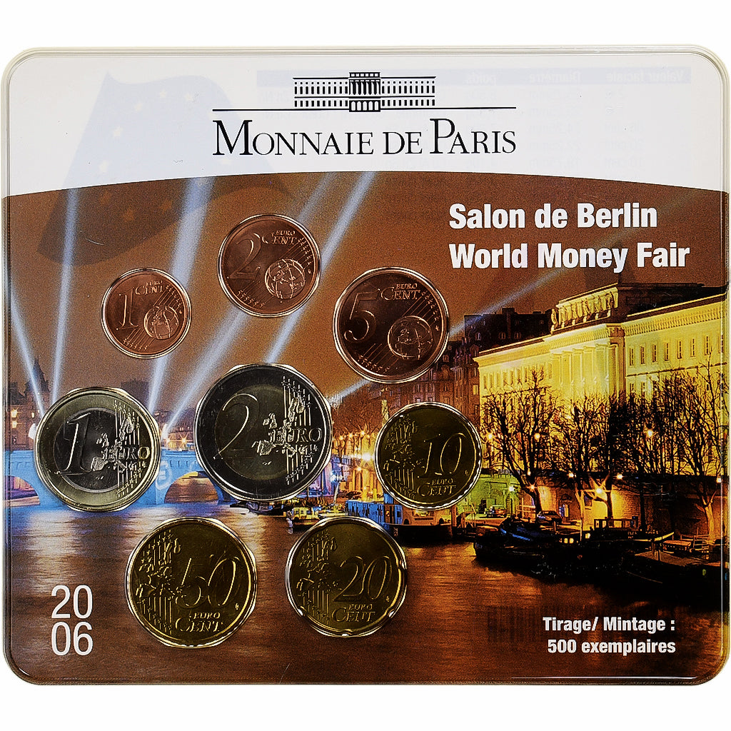 Γαλλία, 
  
  1 σεντ έως 2 ευρώ, 
  
  Salon de Berlin World Money Fair