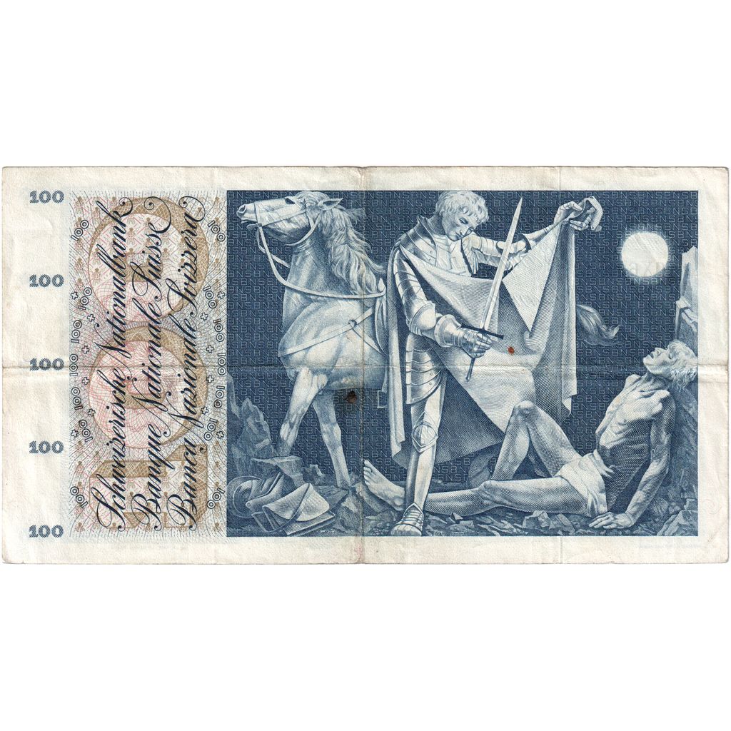 Ελβετία, 
  
  100 Franken, 
  
  1967-06-30