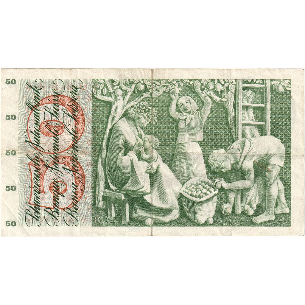 Ελβετία, 
  
  50 Franken, 
  
  1969-01-15