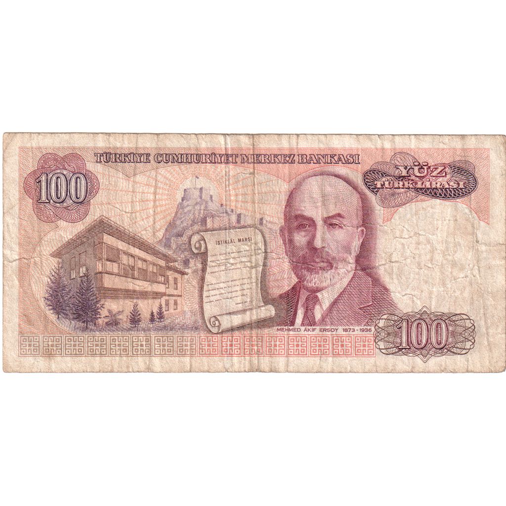 Τουρκία, 
  
  100 λίρες, 
  
  1970-01-14