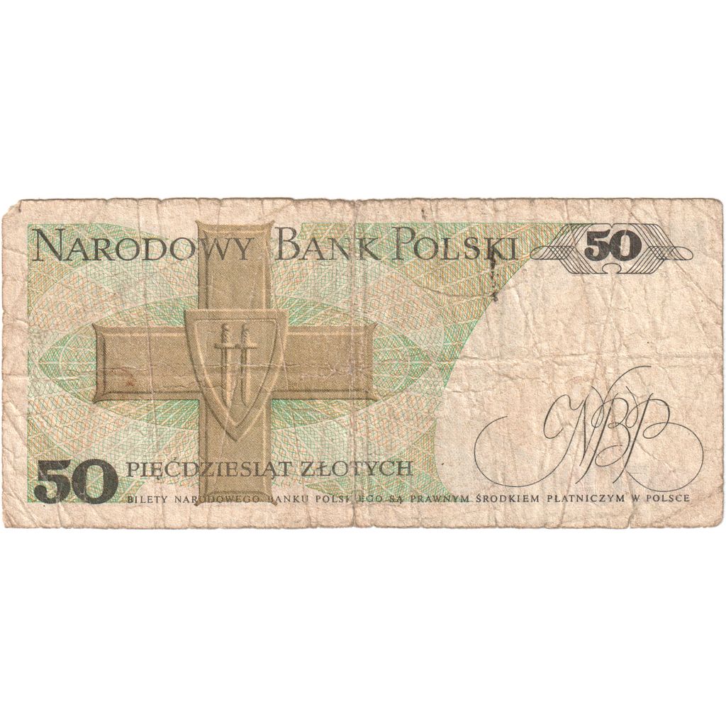 Πολωνία, 
  
  50 Zlotych, 
  
  1986-06-01