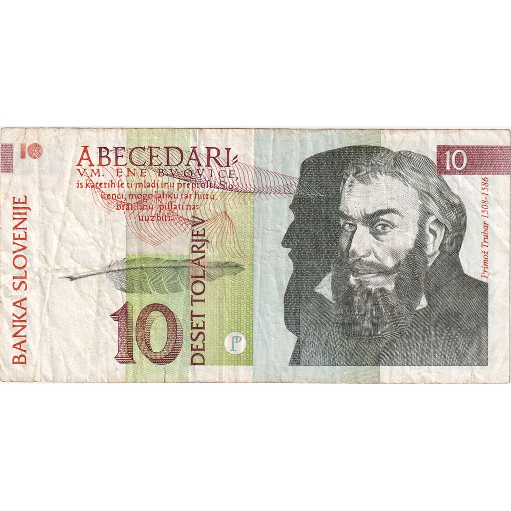 Σλοβενία, 
  
  10 Tolarjev, 
  
  1992-01-15