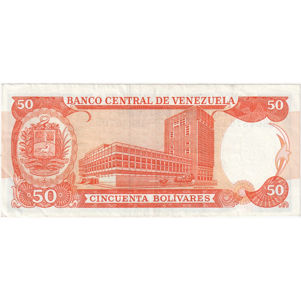 Βενεζουέλα, 
  
  50 Bolivares, 
  
  1995-06-05