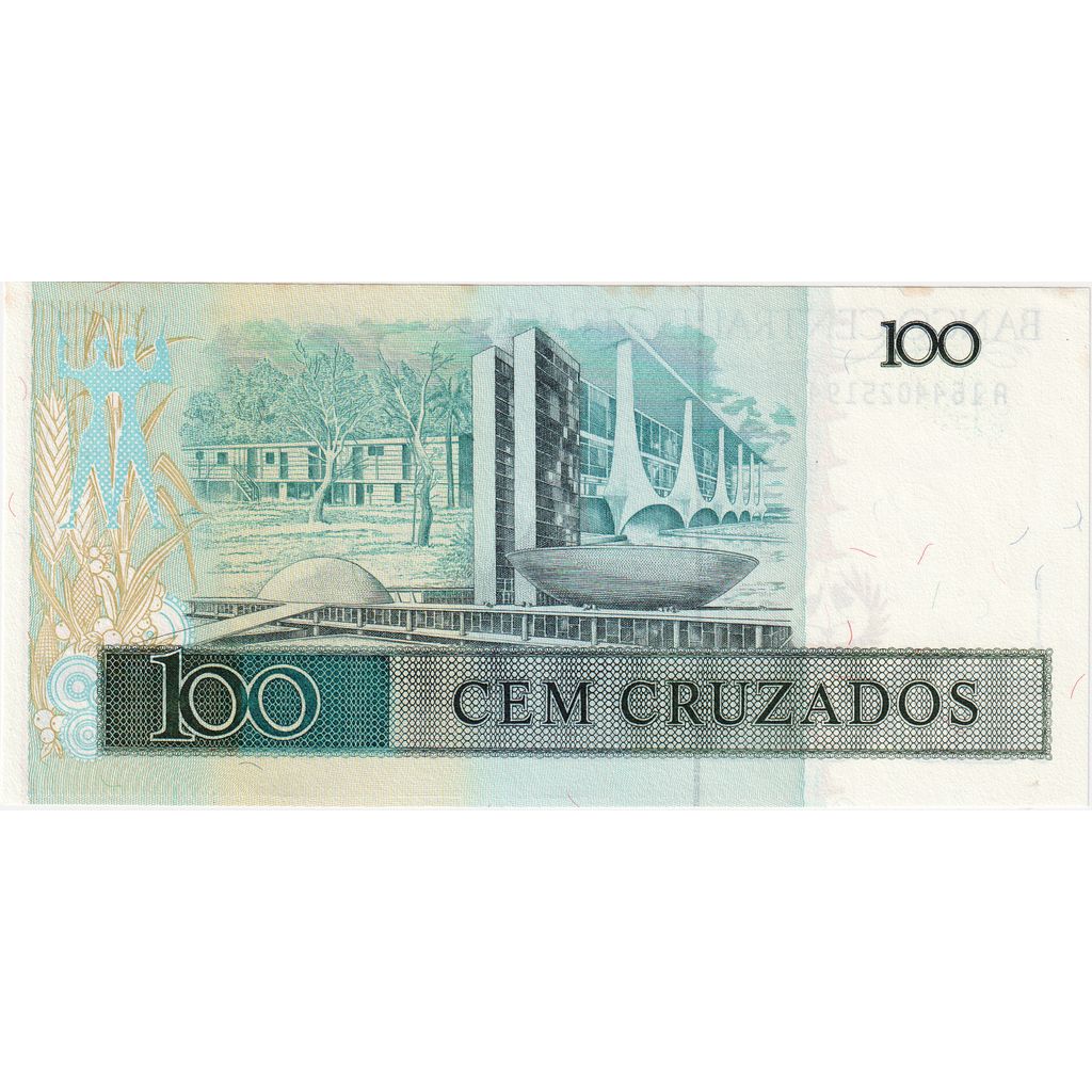 Βραζιλία, 
  
  100 Cruzados, 
  
  UNC(65-70)