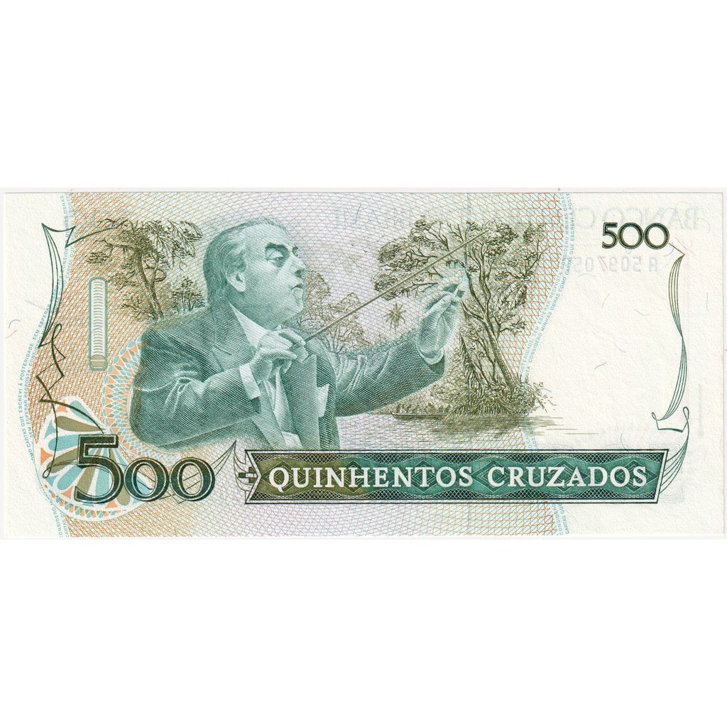 Βραζιλία, 
  
  500 Cruzados, 
  
  UNC(65-70)