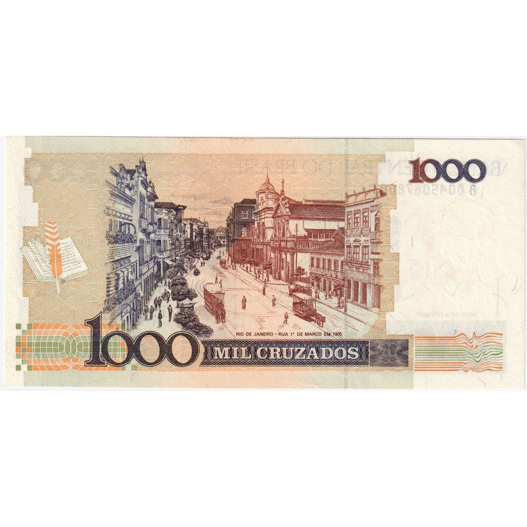 Βραζιλία, 
  
  1 Cruzado Novo σε 1000 Cruzados, 
  
  UNC(63)