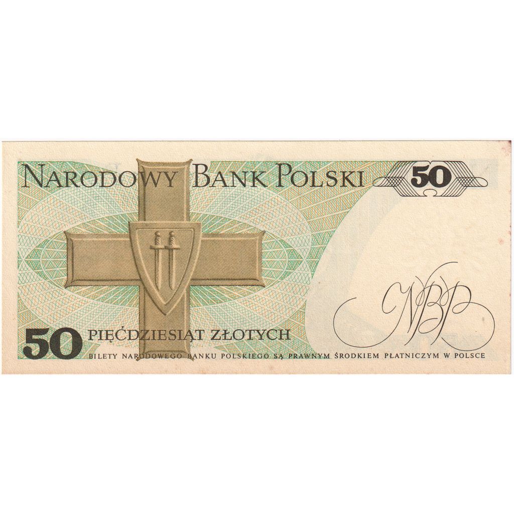 Πολωνία, 
  
  50 Zlotych, 
  
  1988-06-01