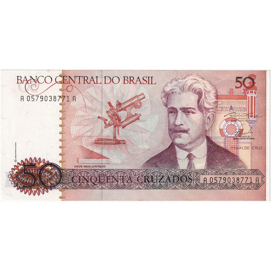 Βραζιλία, 
  
  50 Cruzados, 
  
  UNC(65-70)