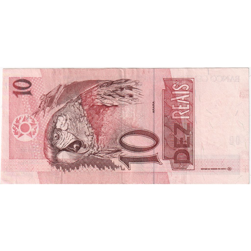 Βραζιλία, 
  
  10 Reais, 
  
  AU (55-58)