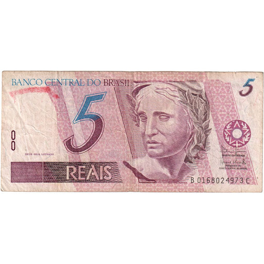 Βραζιλία, 
  
  5 Reais, 
  
  2010