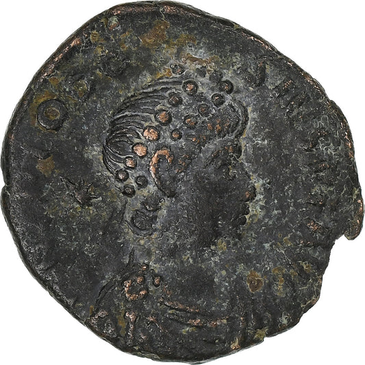 Θεοδόσιος Β', 
  
  Follis, 
  
  408-423