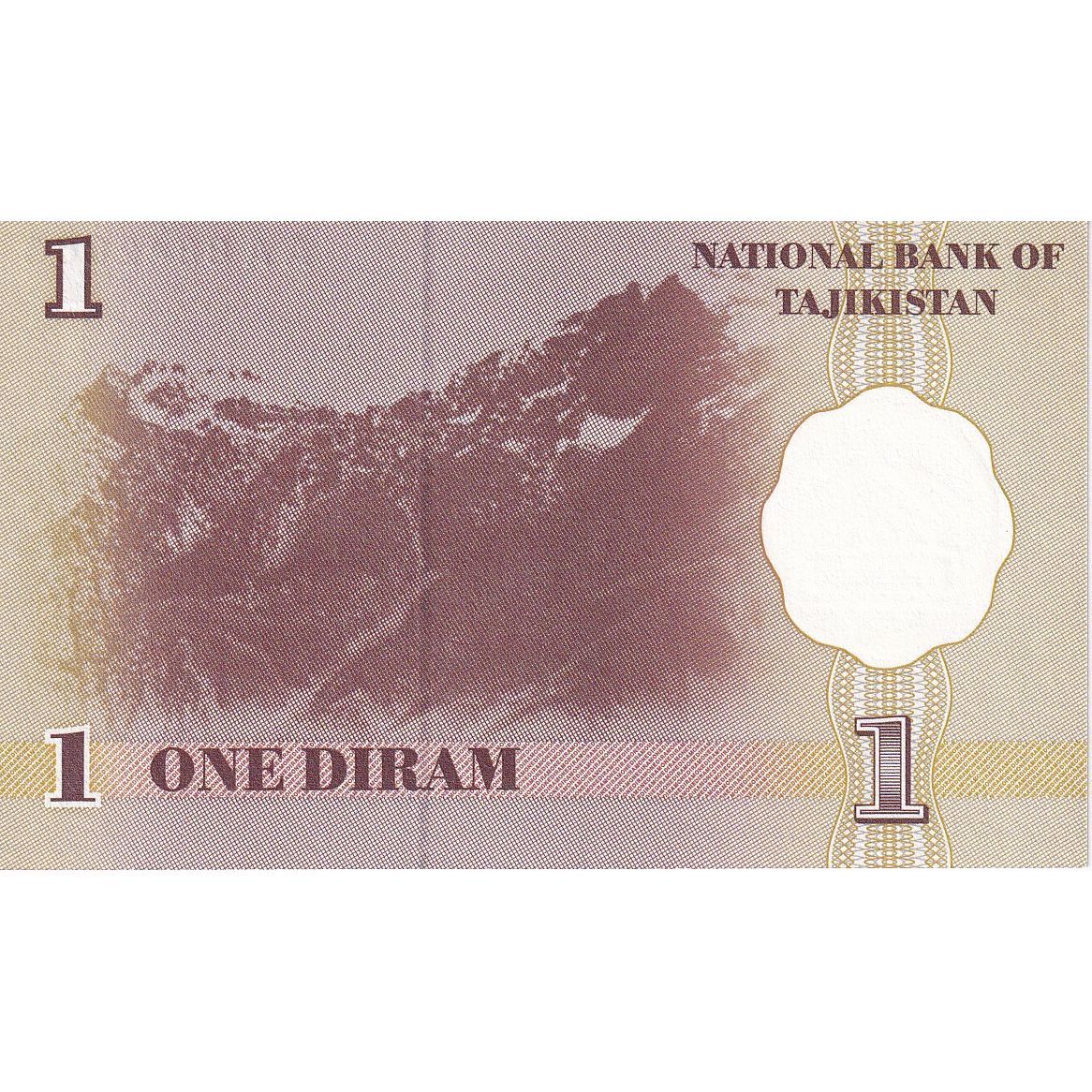 Τατζικιστάν, 
  
  1 Diram, 
  
  1999