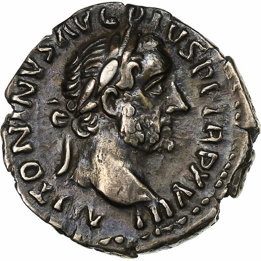 Antoninus Pius, 
  
  Δηνάριο, 
  
  154-155