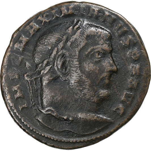 Γαλέριος, 
  
  Follis, 
  
  306-307