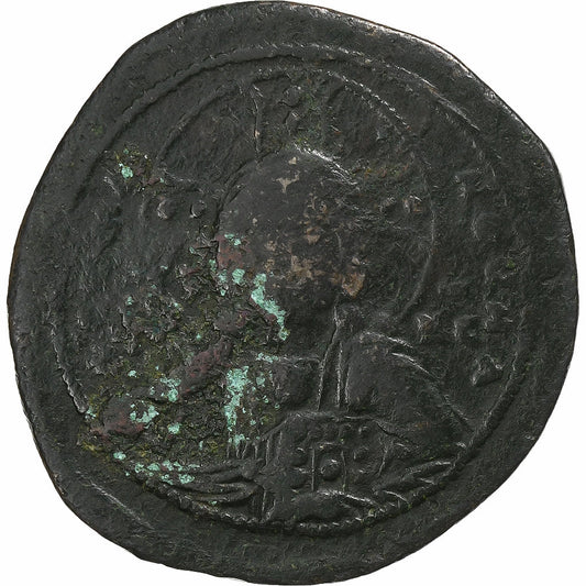 Βασίλειος Β' και Κωνσταντίνος Η', 
  
  Follis, 
  
  976-1025