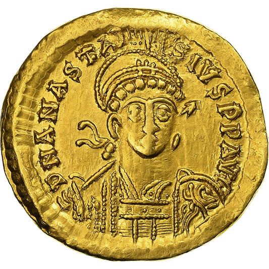 Αναστάσιος Α', 
  
  Solidus, 
  
  491-518