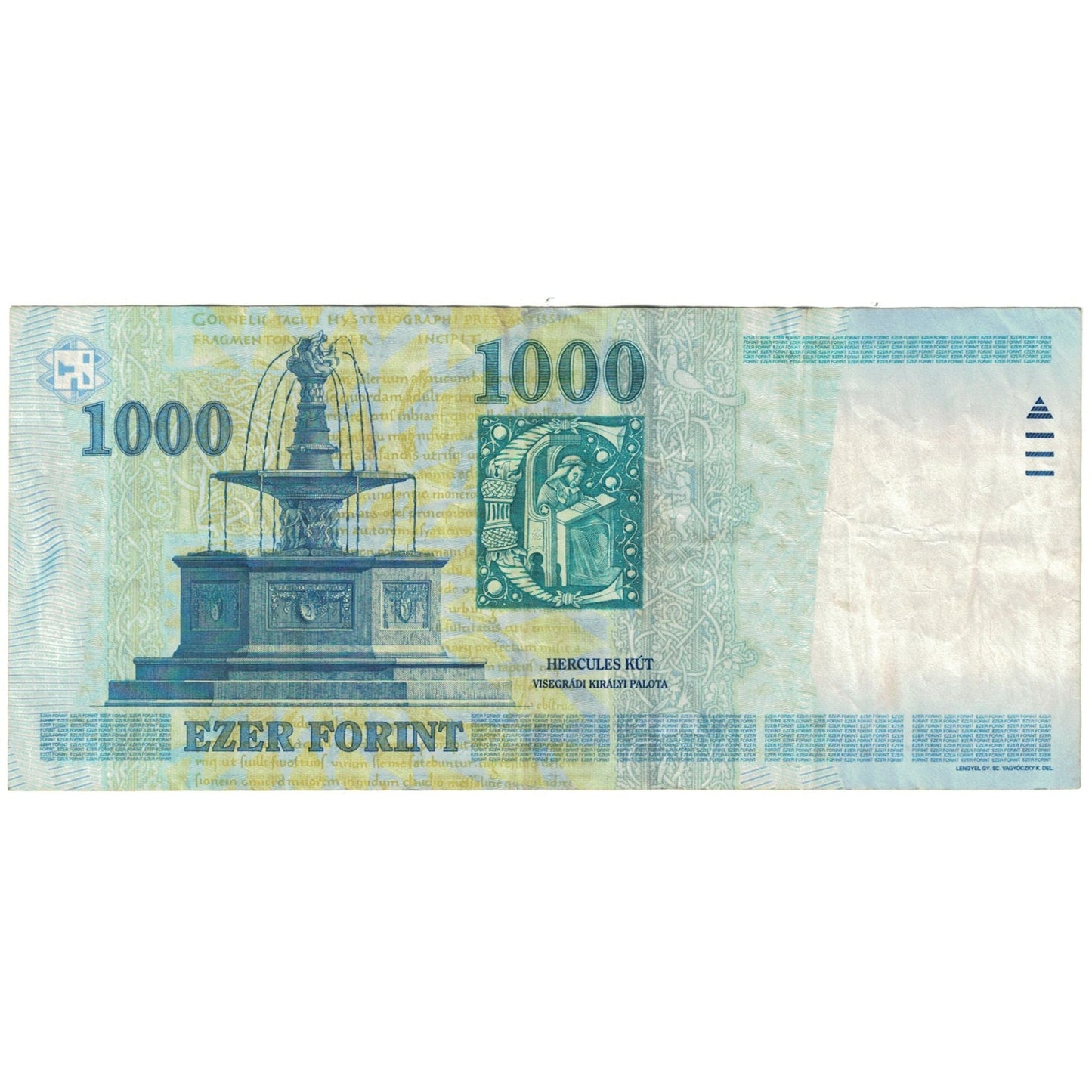 Τραπεζογραμμάτιο, 
  
  Ουγγαρία, 
  
  1000 Forint