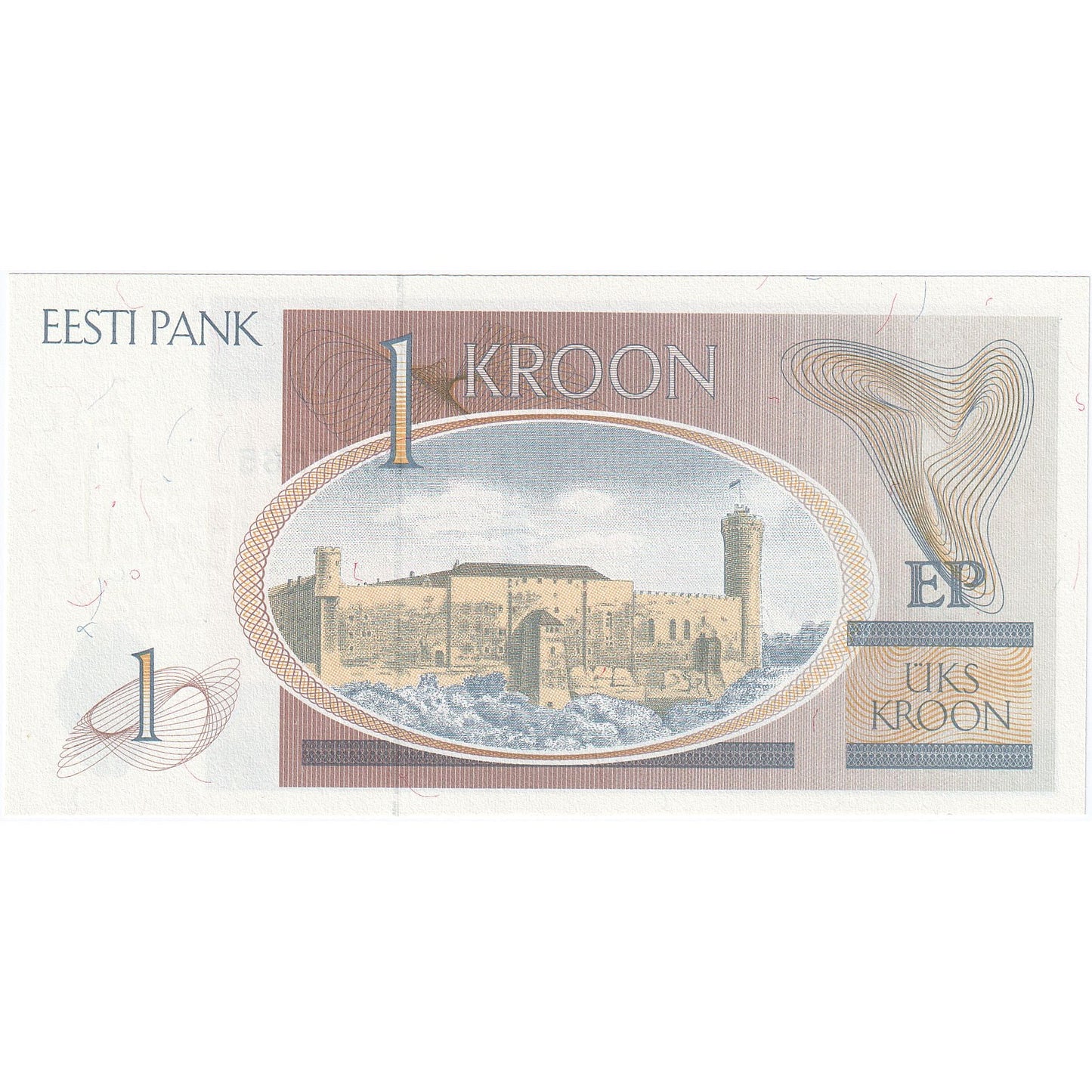 Εσθονία, 
  
  1 Kroon, 
  
  1992