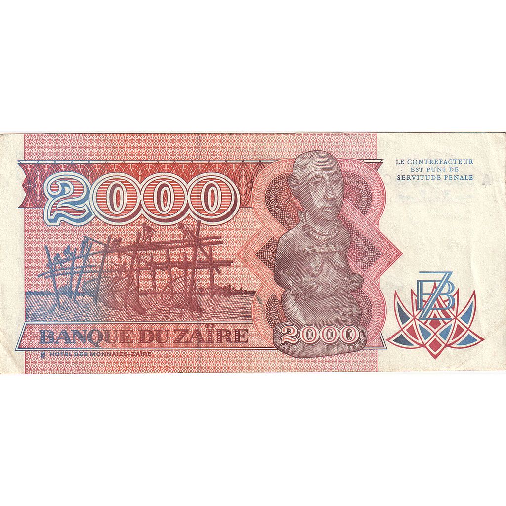 Ζαΐρ, 
  
  2000 Ζαΐρες, 
  
  1991