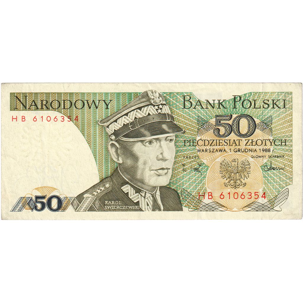 Πολωνία, 
  
  50 Zlotych, 
  
  1998