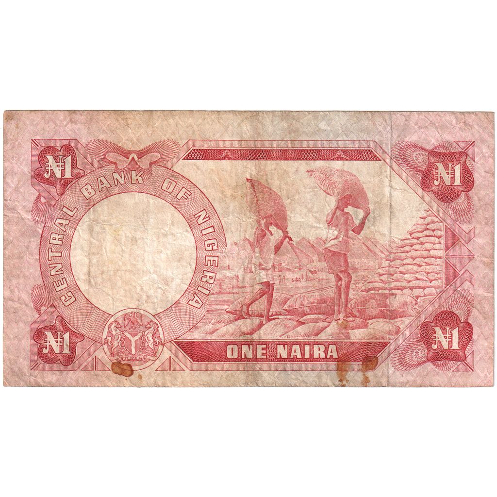 Νιγηρία, 
  
  1 Naira, 
  
  VF (20-25)