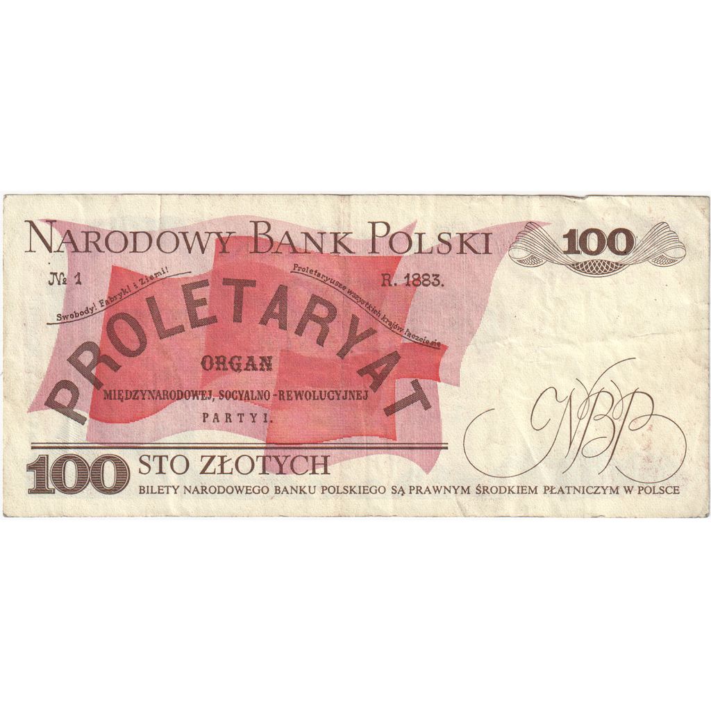 Πολωνία, 
  
  100 Zlotych, 
  
  1988-12-01