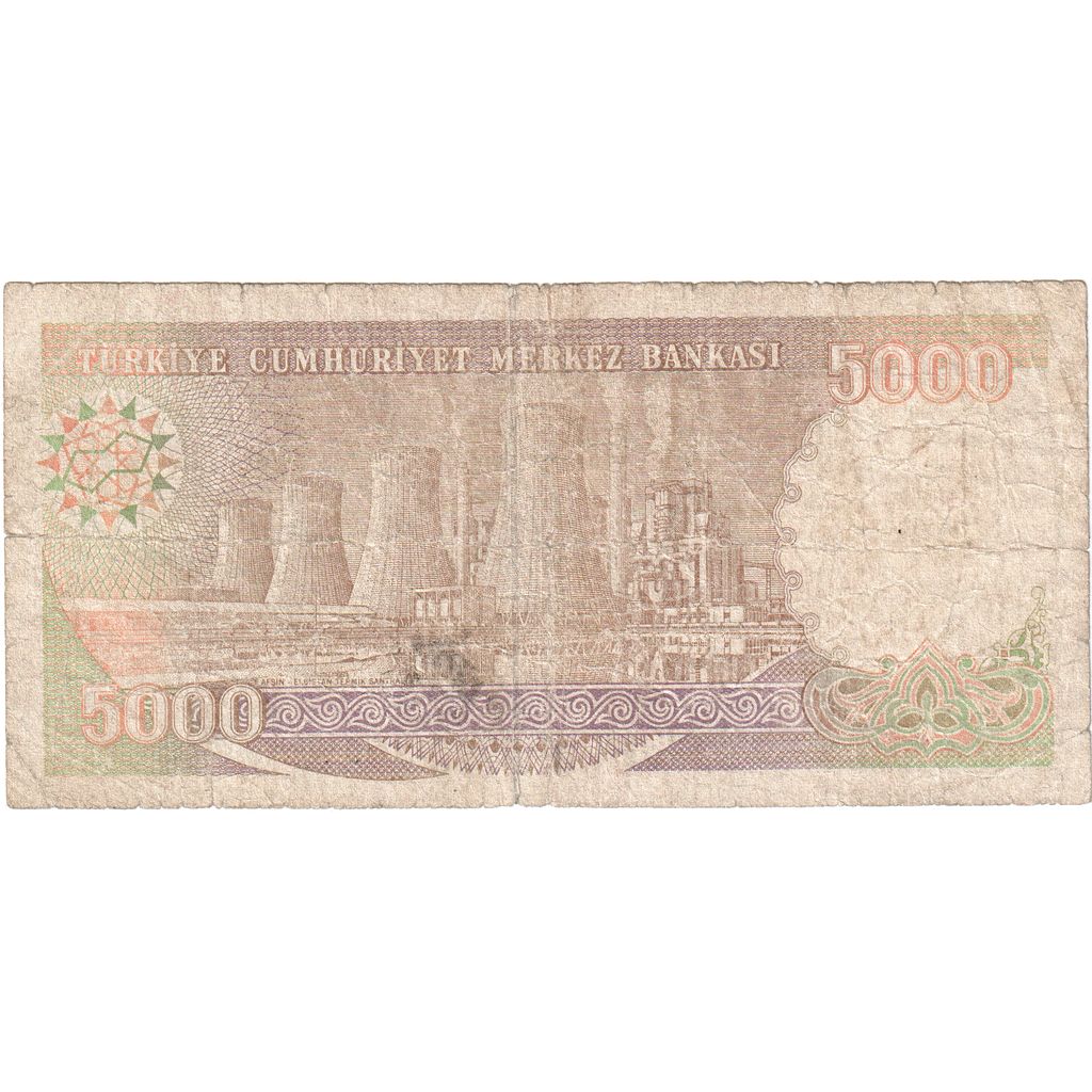 Τουρκία, 
  
  5000 λίρες, 
  
  VF (20-25)