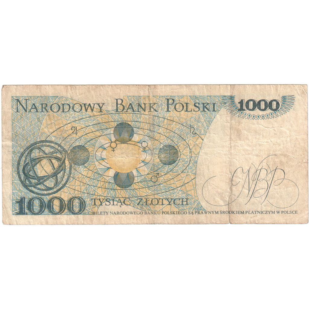 Τραπεζογραμμάτιο, 
  
  Πολωνία, 
  
  1000 Zlotych