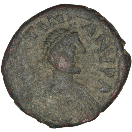 Κέρμα, 
  
  Ιουστινιανός Α', 
  
  Follis