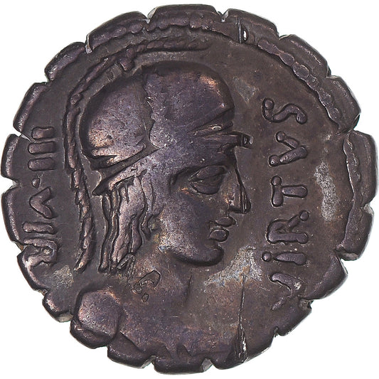 Κέρμα, 
  
  Aquillia, 
  
  Denarius Serratus