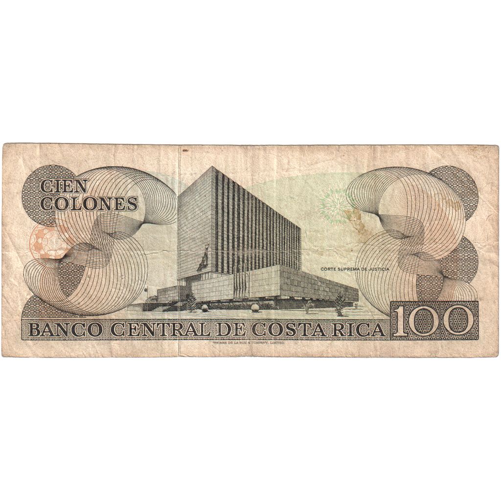 Κόστα Ρίκα, 
  
  100 Colones, 
  
  24-12-1981